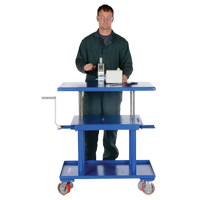 Hydraulic Lift Table, 24" L x 36" W, Steel, 2000 lbs. Capacity Nassau Supply