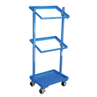 Chariot &agrave; cueillette, Acier, 30-11/16" la x 19-1/4" p, 3 tablettes, Capacit&eacute; 300 lb Nassau Supply