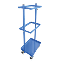 Chariot &agrave; cueillette, Acier, 30-11/16" la x 19-1/4" p, 3 tablettes, Capacit&eacute; 300 lb Nassau Supply
