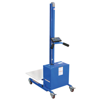 Gerbeur &agrave; plateforme &agrave; &eacute;l&eacute;vation rapide, M&eacute;canisme &eacute;lectrique, Capacit&eacute; de 175 lb, Levage max de 57" Nassau Supply