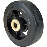 Rubber Wheels, 6" (152 mm) Dia. x 2" (51 mm) W, 550 lbs. (249 kg.) Capacity MH296 | Nassau Supply
