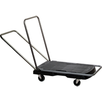 Chariots Triple, 32-1/2" lo x 20-1/2" la, 500 lb cap, Roues Caoutchouc Nassau Supply