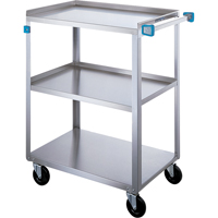 Shelf Cart, 3 Tiers, 18" W x 39" H x 31" D, 500 lbs. Capacity Nassau Supply