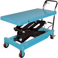Heavy-Duty Hydraulic Scissor Lift Table, 48" L x 24" W, Steel, 1545 lbs. Capacity MJ526 | Nassau Supply