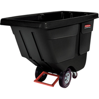 Chariot basculeur en acier, Poly&eacute;thyl&egrave;ne, 1/2 vg³, Capacit&eacute; de charge de 450 lb Nassau Supply