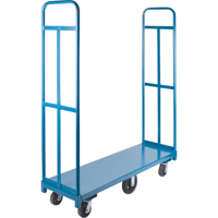 Chariot &agrave; plateforme U-Boat, 60" lo x 18" la x Capacit&eacute; 1500 lb, Roues en Caoutchouc Nassau Supply