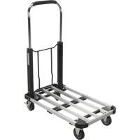 Foldable Platform Trucks, Aluminum, 300 lbs., 28" L x 16" W, 32" High Nassau Supply