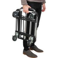 Foldable Platform Trucks, Aluminum, 300 lbs., 28" L x 16" W, 32" High Nassau Supply