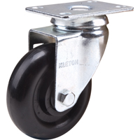Roulette, Pivotant, 4" (101,6 mm), Polyol&eacute;fine, 250 lb (113 kg) Nassau Supply