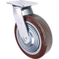 Caster, Swivel, 8" (203.2 mm), Polyurethane, 1000 lbs. (453.6 kg.) Nassau Supply