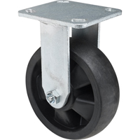 Roulettes haute temp&eacute;rature, Fixe, 6" (152,4 mm), Nylon, 880 lb (399 kg) Nassau Supply
