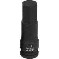 Impact Bit, Hex, 19 mm x 1/2" Drive Nassau Supply