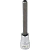 Bit Socket, Hex, 1/4" x 4" L, 3/8" Drive Nassau Supply