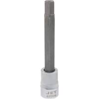 Bit Socket, Hex, 10 mm x 4" L, 3/8" Drive Nassau Supply