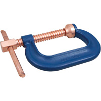 Heavy-Duty Forged C-Clamp, 10" (254 mm) Capacity, 5" (127 mm) Throat Depth Nassau Supply