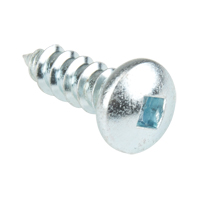 Tapping Screw Pan Head, #14 x 3/4" L, Zinc Plated Nassau Supply