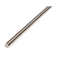Threaded Rod, 1/4"-20, 36" L, Stainless Steel, Grade 18-8 Grade MMT209 | Nassau Supply