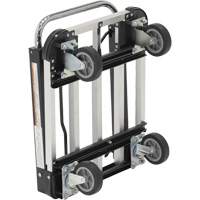 Fold-Up Platform Truck, Stainless Steel, 300 lbs., 28" L x 16" W, 33-1/2" High Nassau Supply