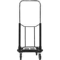 Fold-Up Platform Truck, Stainless Steel, 300 lbs., 28" L x 16" W, 33-1/2" High Nassau Supply