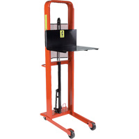 Hydraulic Platform Lift Stacker, Foot Pump Operated, 1000 lbs. Capacity, 80" Max Lift Nassau Supply