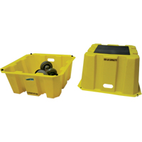 Nestable Industrial Step Stools, 25" x 25" x 10-1/2" High Nassau Supply