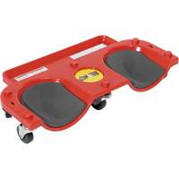 Rolling Knee Dolly, Plastic, Red, 350 lbs. Capacity Nassau Supply