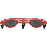 Rolling Knee Dolly, Plastic, Red, 350 lbs. Capacity Nassau Supply