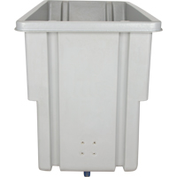 Tilt Truck, Polyethylene, 0.625 cu. yd., 500 lbs. Load Capacity Nassau Supply