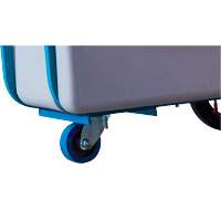 Chariot basculeur en acier, Poly&eacute;thyl&egrave;ne, 0,625 vg³, Capacit&eacute; de charge de 850 lb Nassau Supply