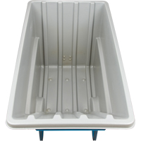 Tilt Truck, Polyethylene, 1.1 cu. yd., 2000 lbs. Load Capacity Nassau Supply