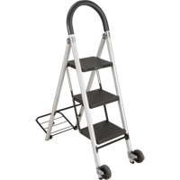 &eacute;chelle-escabeau, 3 marches, 20" x 18" x Hauteur 38-1/2" Nassau Supply