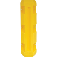 Slim Column Protector, 3" x 3" Inside Opening, 12" L x 12" W x 42" H, Yellow MO036 | Nassau Supply