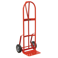 Hand Truck with Reinforced Noseplate - 126DRN-HB , P-Handle Handle, Steel, 51" Height, 800 lbs. Capacity Nassau Supply