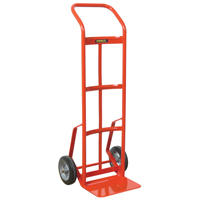 Hand Truck with Reinforced Noseplate - 156RN-HB, Continuous Handle, Steel, 51" Height, 800 lbs. Capacity Nassau Supply