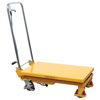 Table &eacute;l&eacute;vatrice &agrave; ciseaux hydraulique, 17,75" lo x 27,5" la/27-1/2" lo x 17-3/4" la, Acier, Capacit&eacute; 330 lb Nassau Supply