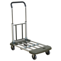 Chariot &agrave; plateforme t&eacute;l&eacute;pliante, Aluminium, 330 lb, 29-1/2" lo x 17-1/2" la, Hauteur 36-1/2" Nassau Supply