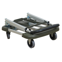 Chariot &agrave; plateforme t&eacute;l&eacute;pliante, Aluminium, 330 lb, 29-1/2" lo x 17-1/2" la, Hauteur 36-1/2" Nassau Supply
