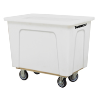 Caisson, Poly&eacute;thyl&egrave;ne blanc, 35" lo x 24" la x 30" h, Volume 10 pi³, Capacit&eacute; 450 lb Nassau Supply