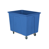 Box Truck, Polyethylene, 46" L x 34" W x 40" H, 25 cu. Ft. Volume, 600 lbs. Capacity Nassau Supply