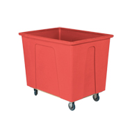 Box Truck, Polyethylene, 46" L x 34" W x 40" H, 25 cu. Ft. Volume, 600 lbs. Capacity Nassau Supply