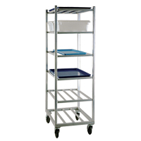 Shelf Cart, 6 Tiers, 20-7/8" W x 67" H x 27" D, 450 lbs. Capacity MO460 | Nassau Supply