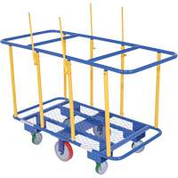 Horizontal Panel Cart, 63-7/16" x 28-1/2" x 40-15/16", 2000 lbs. Capacity Nassau Supply