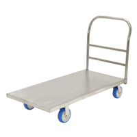 Platform Truck, 48" L x 24" W, 2000 lbs. Capacity, Polyurethane Casters Nassau Supply