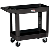 Heavy-Duty Utility Cart - 4500-89, 2 Tiers, 18" x 33-1/4" x 39", 500 lbs. Capacity Nassau Supply