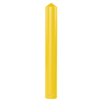 Enveloppe lisse pour butoir, 8" dia. x 56" l, Jaune Nassau Supply