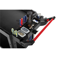 Heavy-Duty Adaptable Utility Cart, 2 Tiers, 17-3/4" x 36" x 46-1/5", 500 lbs. Capacity Nassau Supply