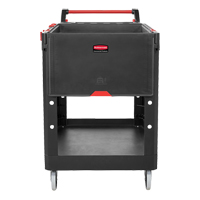 Heavy-Duty Adaptable Utility Cart, 2 Tiers, 25-1/5" x 36" x 51-1/2", 500 lbs. Capacity Nassau Supply