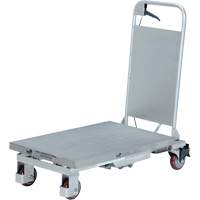 Manual Hydraulic Scissor Lift Table, 27-1/2" L x 17-5/8" W, Partial Stainless Steel, 400 lbs. Capacity Nassau Supply