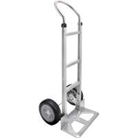 Knocked Down Hand Truck, Continuous Handle, Aluminum, 48" Height, 500 lbs. Capacity MO896 | Nassau Supply