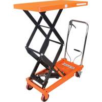 Hydraulic Scissor Lift Table, 35-3/4" L x 19-3/4" W, Steel, 770 lbs. Capacity MP007 | Nassau Supply
